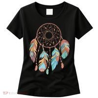 Dream Catcher Native American Feathers Tribal Dreamcatcher Women's T-Shirt thumb 0