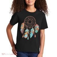 Dream Catcher Native American Feathers Tribal Dreamcatcher Kids T-Shirt thumb 2