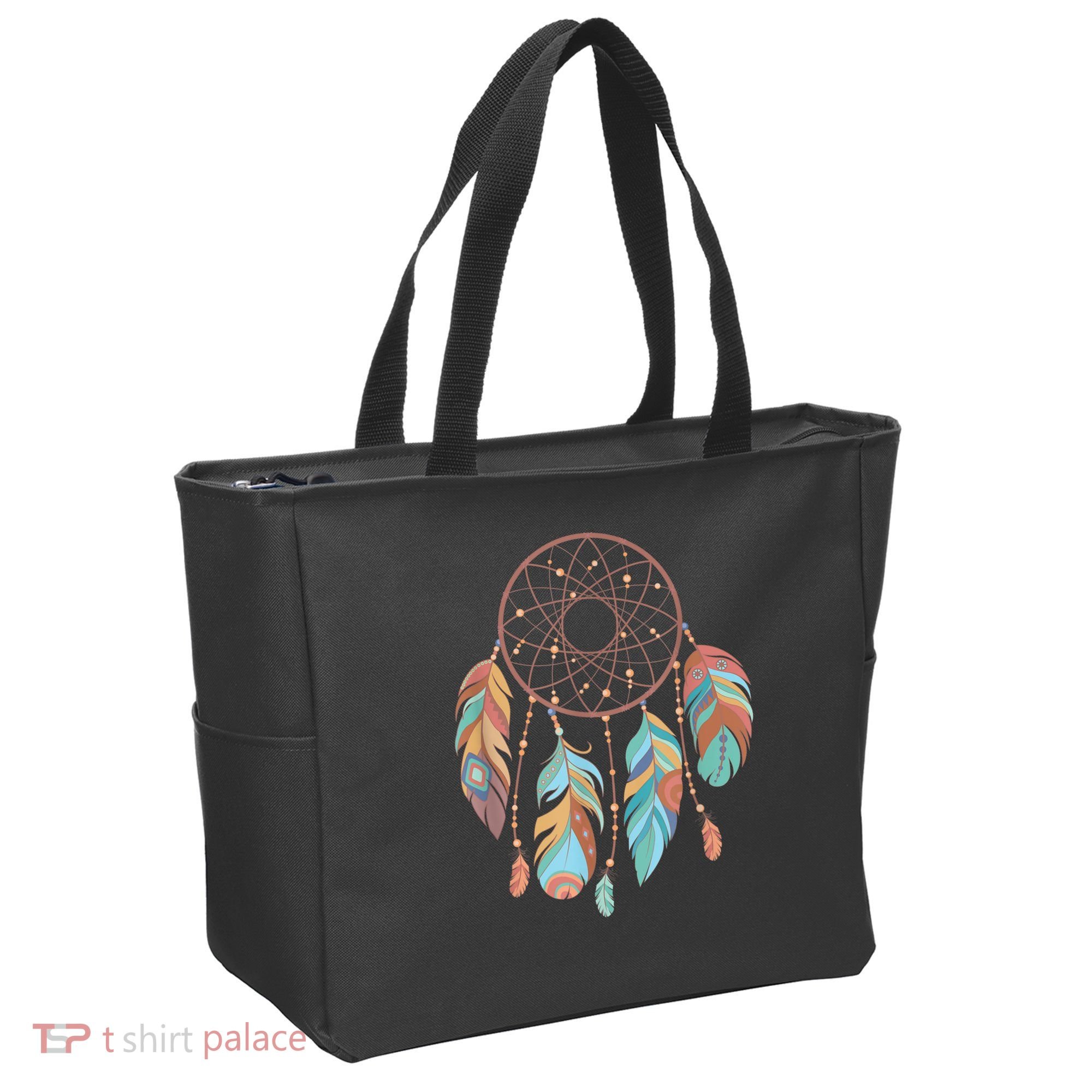 Dream Catcher Native American Feathers Tribal Dreamcatcher Tote Bag