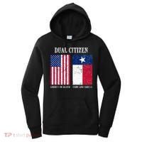 Dual Citizen Of The Usa And Texas Pride Women's Hoodie thumb 0