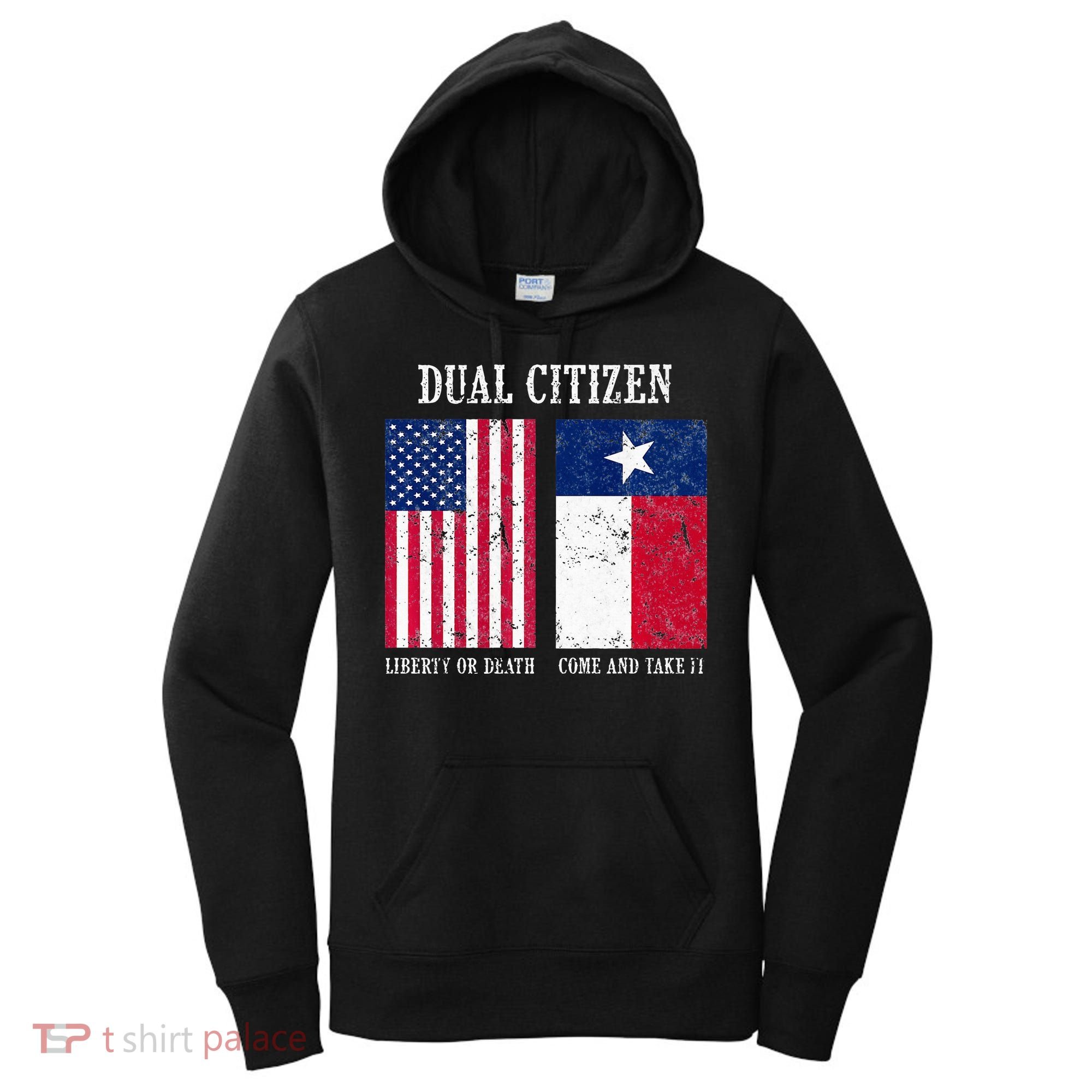 Dual Citizen Of The Usa And Texas Pride Women's Hoodie