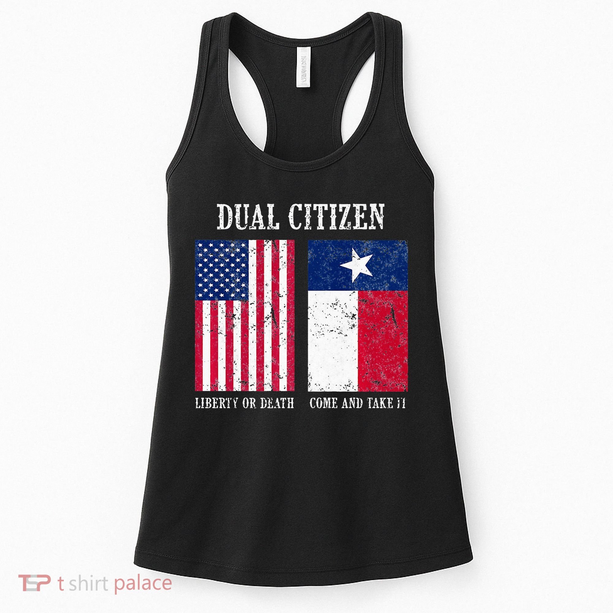 Dual Citizen Of The Usa And Texas Pride Women's Tank Top