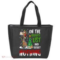 Donkey Christmas On The Naughty List And I Regret Nothing Tote Bag thumb 0