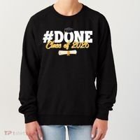 #Done Class Of 2026 Senior Grad Graduation Women's Sweatshirt thumb 0