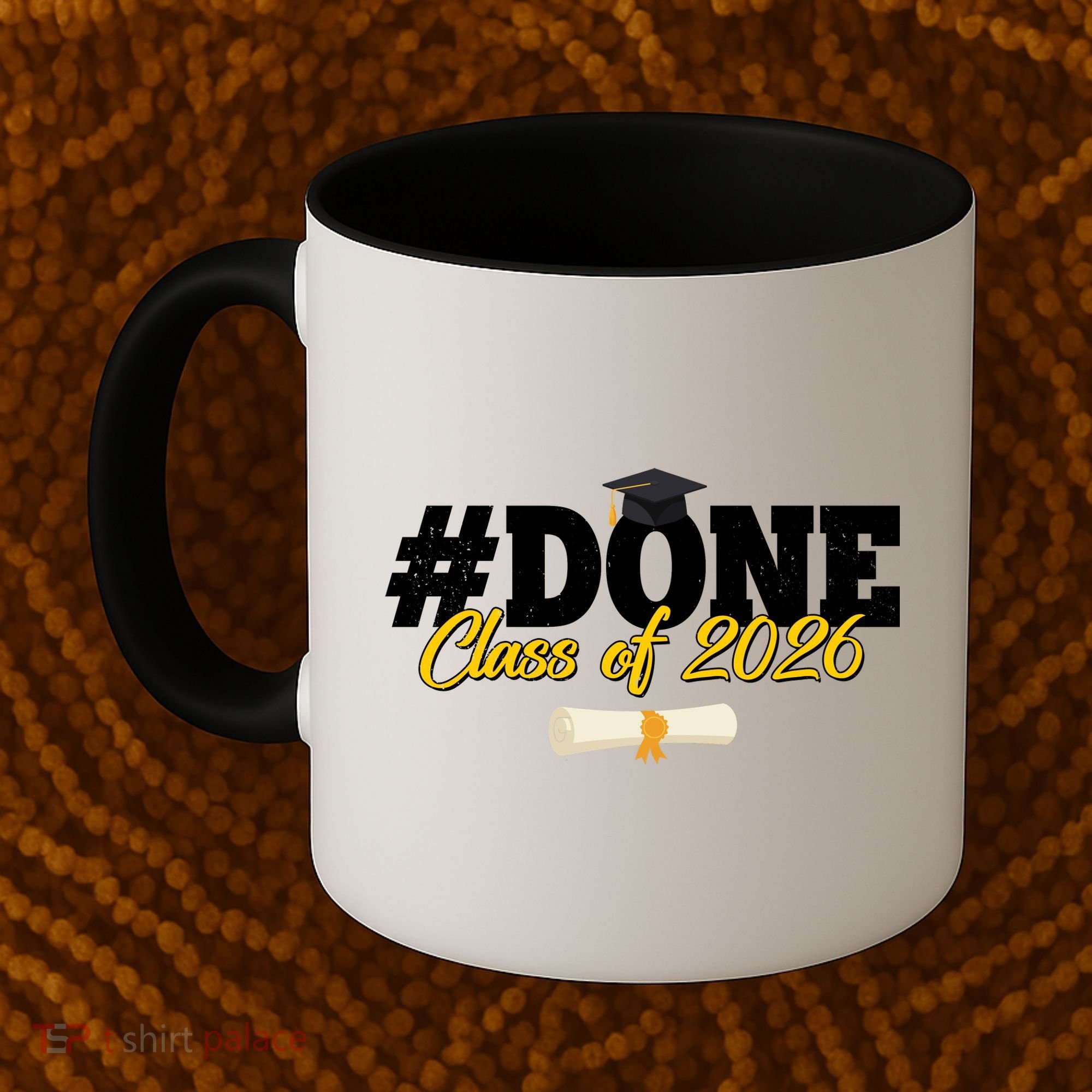 #Done Class Of 2026 Senior Grad Graduation Coffee Mug