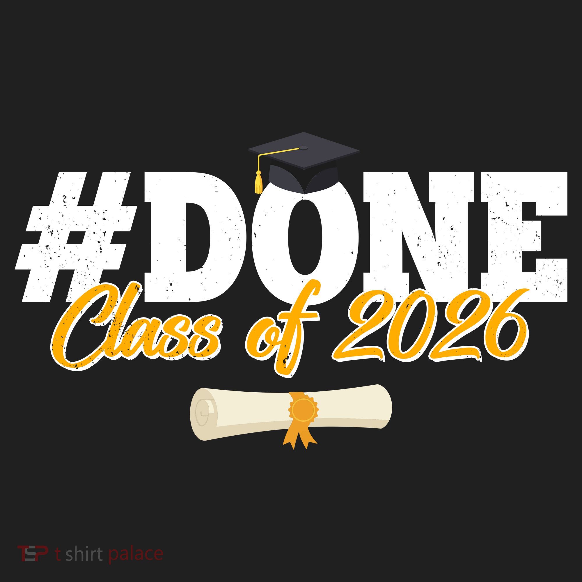 #Done Class Of 2026 Senior Grad Graduation Beanie