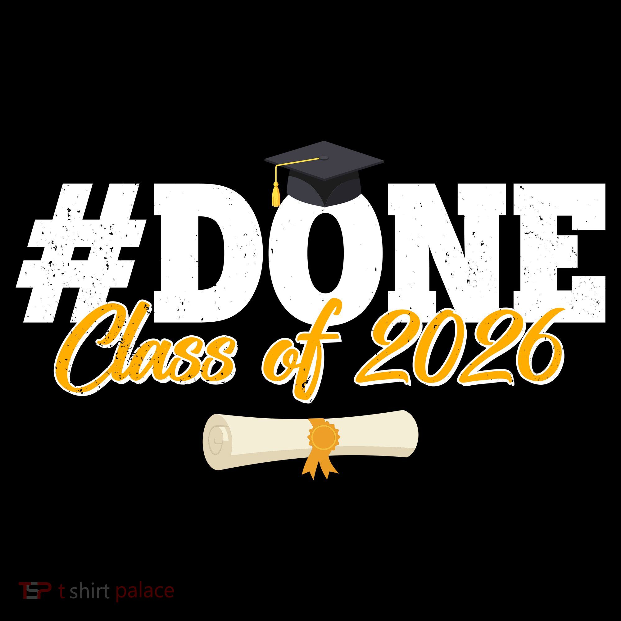 #Done Class Of 2026 Senior Grad Graduation Women's Hoodie