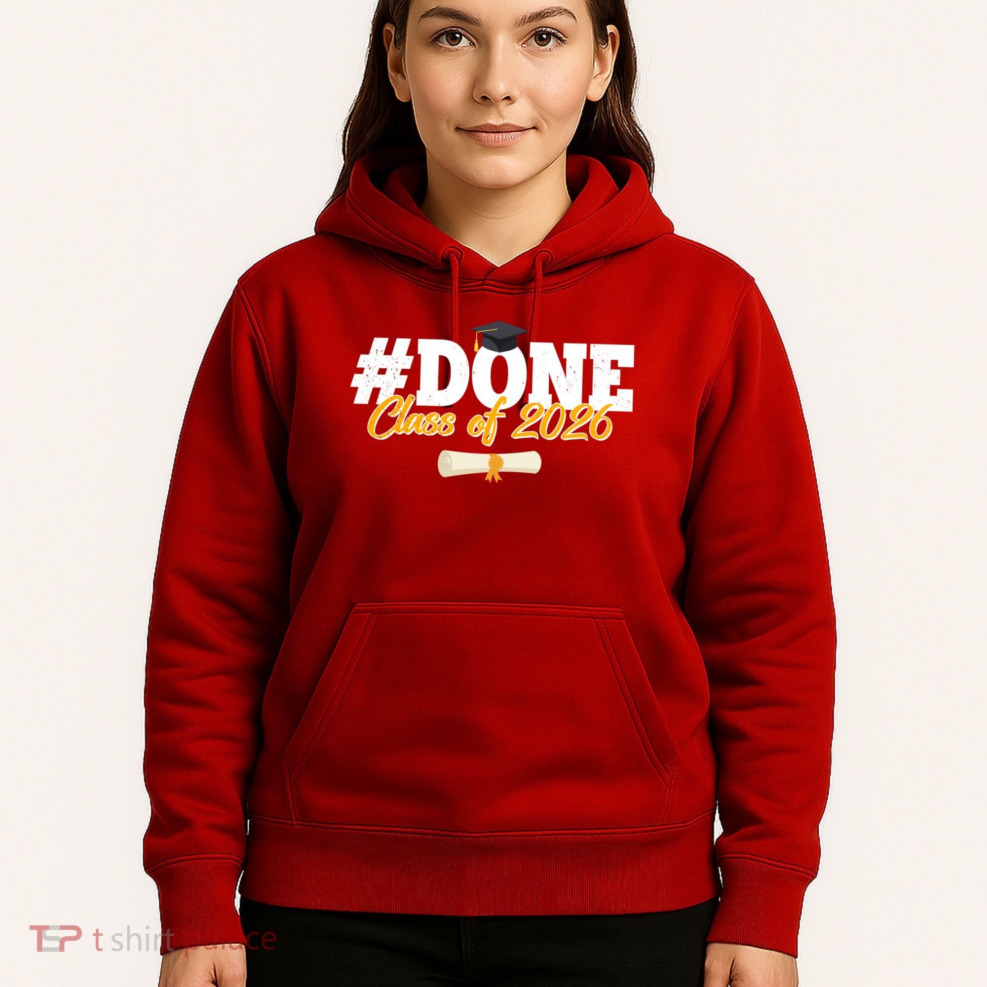 #Done Class Of 2026 Senior Grad Graduation Hoodie