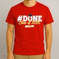 #Done Class Of 2026 Senior Grad Graduation T-Shirt thumb 3
