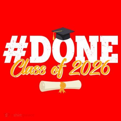 #Done Class Of 2026 Senior Grad Graduation 16 in Basic Backpack