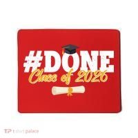 #Done Class Of 2026 Senior Grad Graduation Mousepad thumb 0