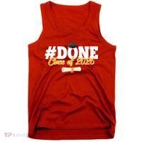 #Done Class Of 2026 Senior Grad Graduation Tank Top thumb 0