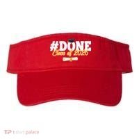 #Done Class Of 2026 Senior Grad Graduation Visor thumb 0