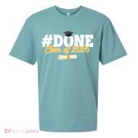 #Done Class Of 2026 Senior Grad Graduation Sueded Cloud Jersey T-Shirt thumb 0