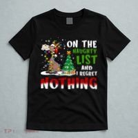 Donkey Christmas On The Naughty List And I Regret Nothing T-Shirt thumb 5