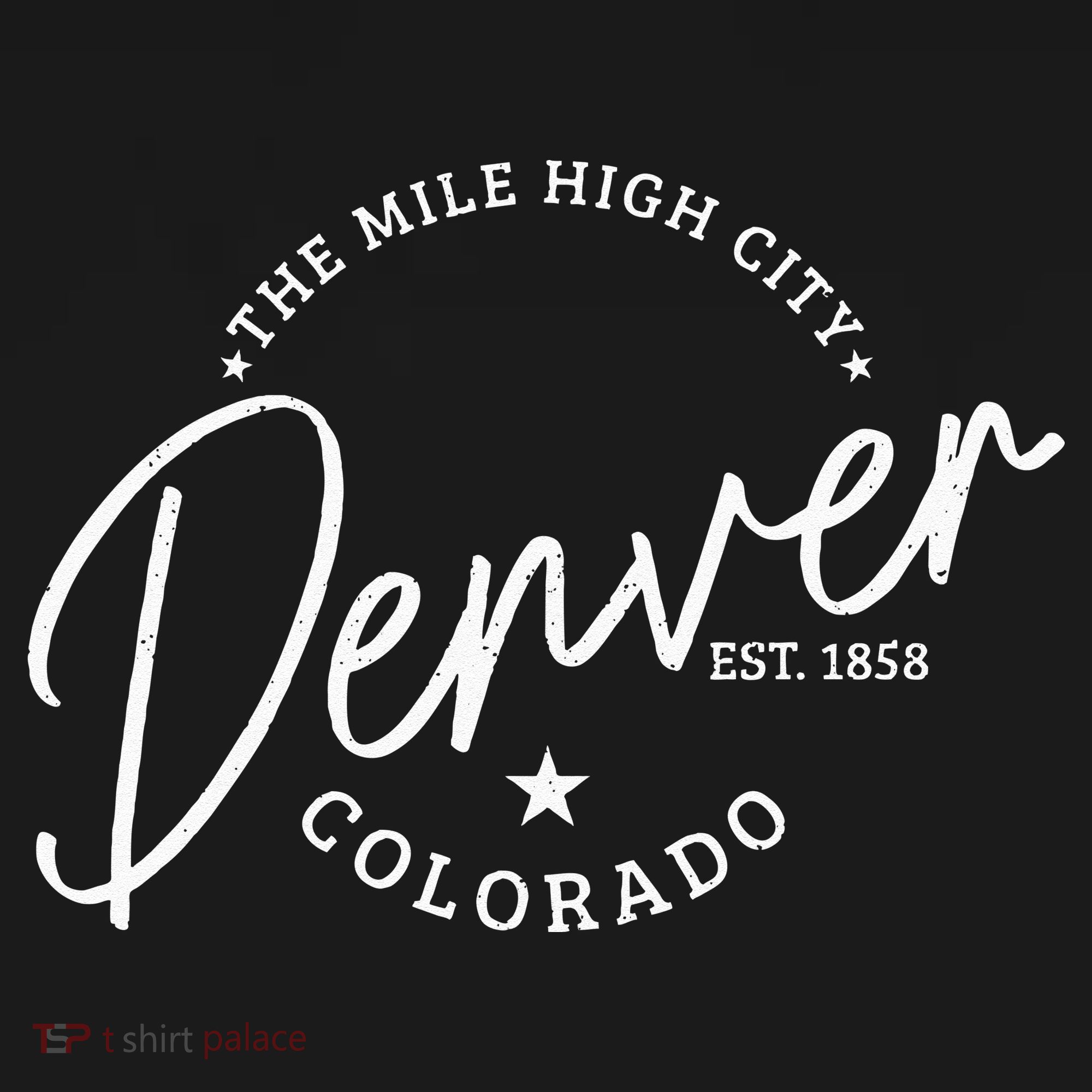Denver Colorado Pride Mile High City Est. 1858 Denver T-Shirt