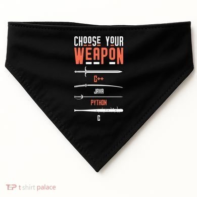 Developer Coder Programming Gift Software Engineer Programmer Great Gift USA-Made Doggie Bandana