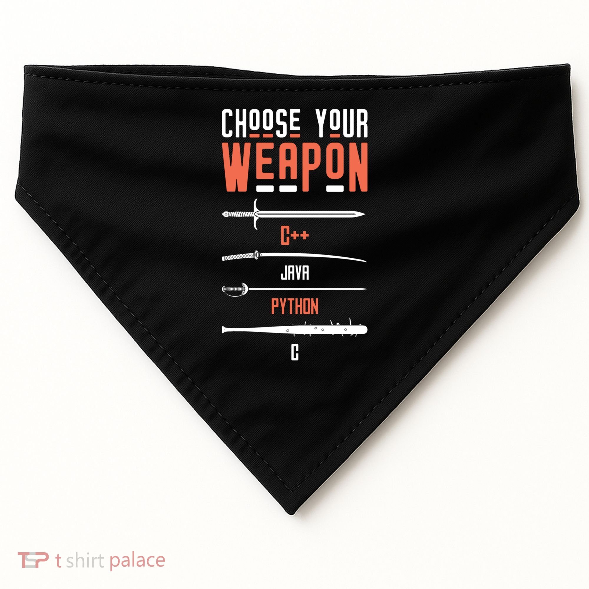 Developer Coder Programming Gift Software Engineer Programmer Great Gift USA-Made Doggie Bandana