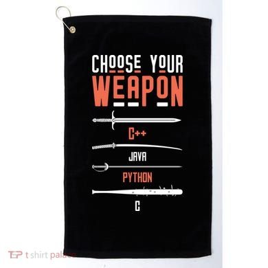Developer Coder Programming Gift Software Engineer Programmer Great Gift Golf Towel