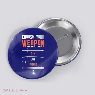 Developer Coder Programming Gift Software Engineer Programmer Great Gift Button