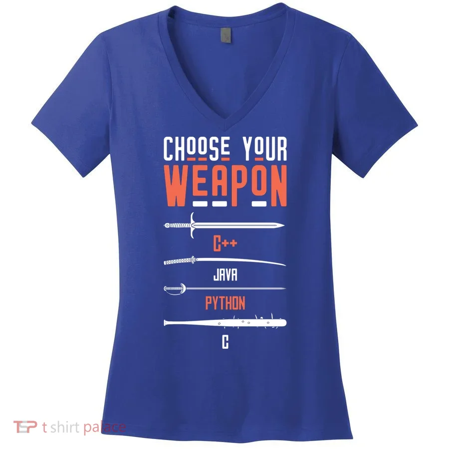 Developer Coder Programming Gift Software Engineer Programmer Great Gift Women's V-Neck T-Shirt