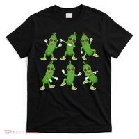 Dabbing Cucumber Pickle Dancing Wearing Sunglasses Dab Dance T-Shirt thumb 0
