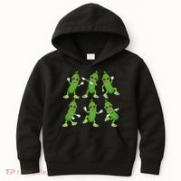 Dabbing Cucumber Pickle Dancing Wearing Sunglasses Dab Dance Kids Hoodie thumb 0