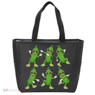 Dabbing Cucumber Pickle Dancing Wearing Sunglasses Dab Dance Tote Bag