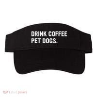 Drink Coffee Pet Dogs Funny Caffeine Dog Lover Visor thumb 0