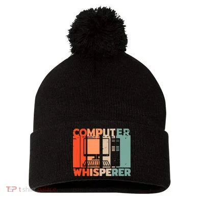 Developer Coder Programming Software Engineer Programmer Pom Pom 12in Knit Beanie