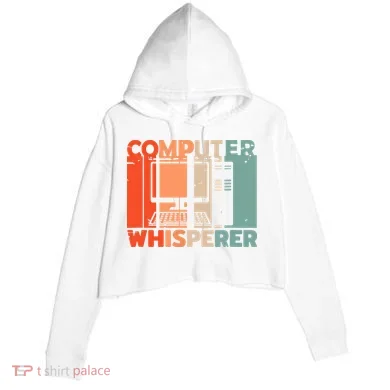 Developer Coder Programming Software Engineer Programmer Crop Fleece Hoodie