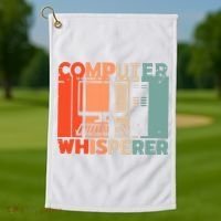 Developer Coder Programming Software Engineer Programmer Golf Towel thumb 1