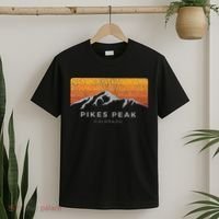 Distressed Colorado Pikes Peak Summer Edition T-Shirt thumb 2