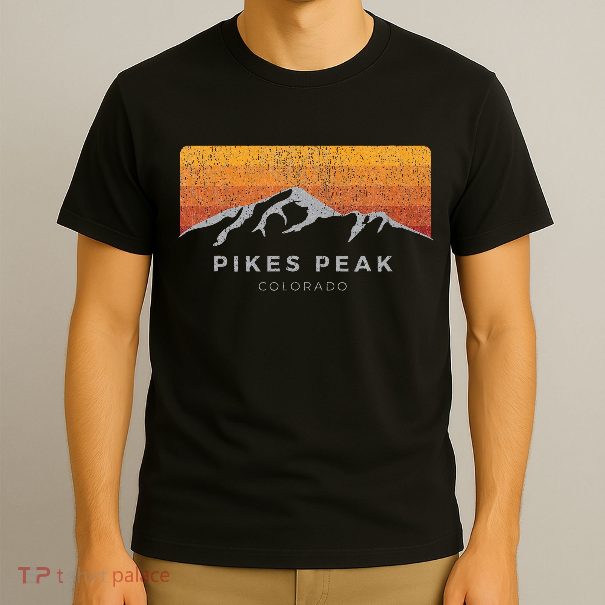 Distressed Colorado Pikes Peak Summer Edition T-Shirt