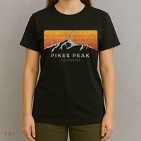 Distressed Colorado Pikes Peak Summer Edition T-Shirt thumb 4