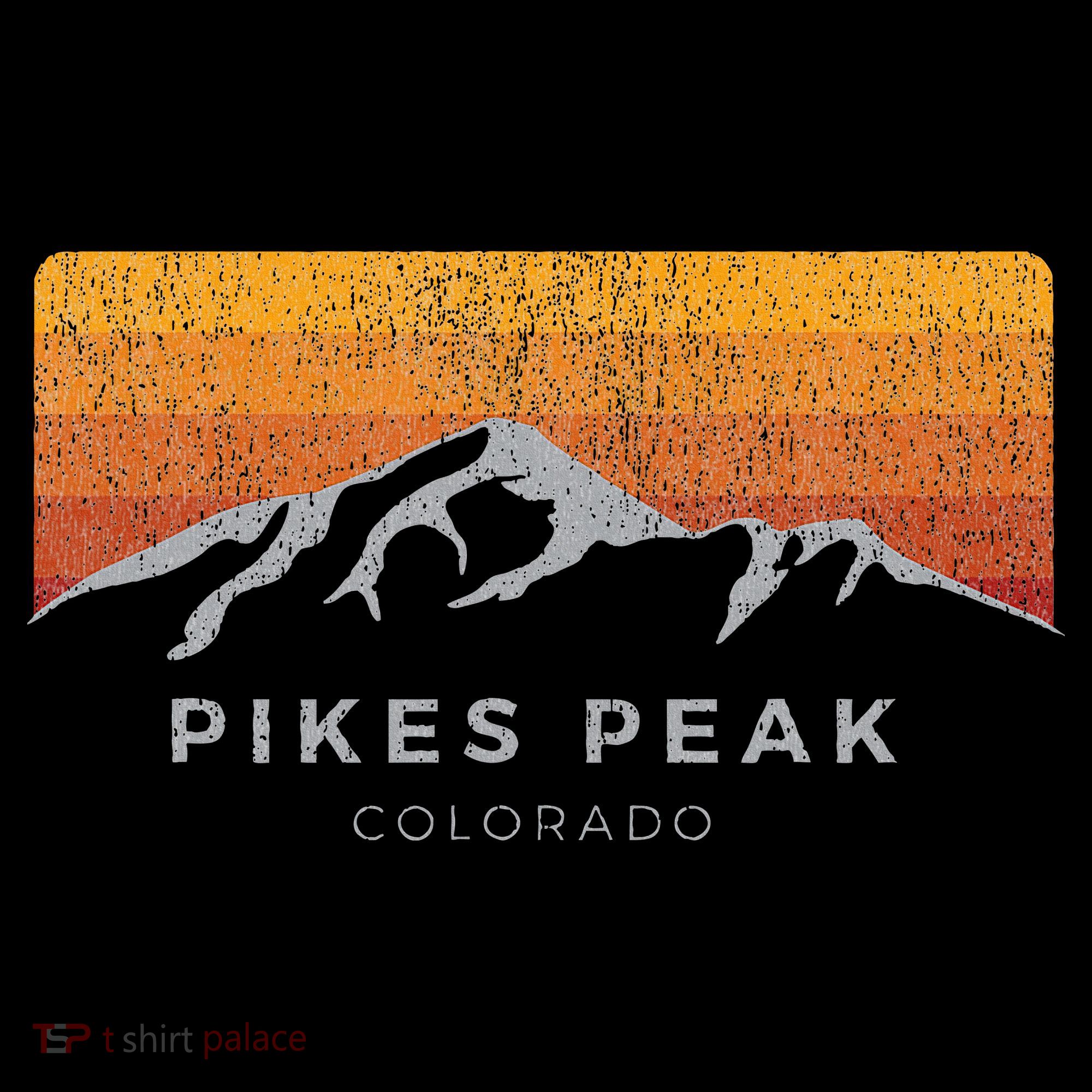 Distressed Colorado Pikes Peak Summer Edition T-Shirt
