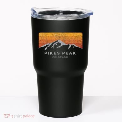 Distressed Colorado Pikes Peak Summer Edition Tumbler
