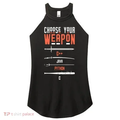 Developer Coder Programming Software Engineer Programmer Women's Perfect Tri Rocker Tank
