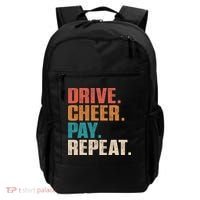 Drive Cheer Pay Repeat Funny Baseball Softball Backpack thumb 0