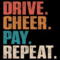 Drive Cheer Pay Repeat Funny Baseball Softball Coffee Mug thumb 5