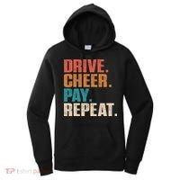 Drive Cheer Pay Repeat Funny Baseball Softball Women's Hoodie thumb 0