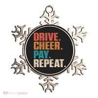 Drive Cheer Pay Repeat Funny Baseball Softball Ornament thumb 0