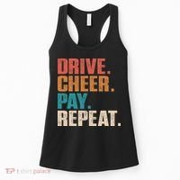 Drive Cheer Pay Repeat Funny Baseball Softball Women's Tank Top thumb 0