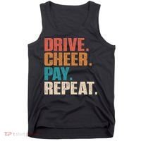 Drive Cheer Pay Repeat Funny Baseball Softball Tank Top thumb 0