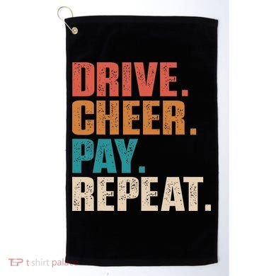 Drive Cheer Pay Repeat Funny Baseball Softball Golf Towel