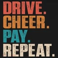 Drive Cheer Pay Repeat Funny Baseball Softball Toddler T-Shirt thumb 4