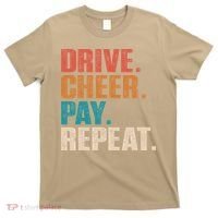 Drive Cheer Pay Repeat Funny Baseball Softball T-Shirt thumb 0