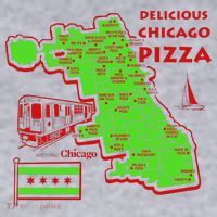 Delicious Chicago Pizza Women's Racerback Cropped Tank thumb 2