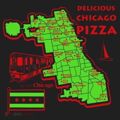 Delicious Chicago Pizza Women's Sweatshirt
