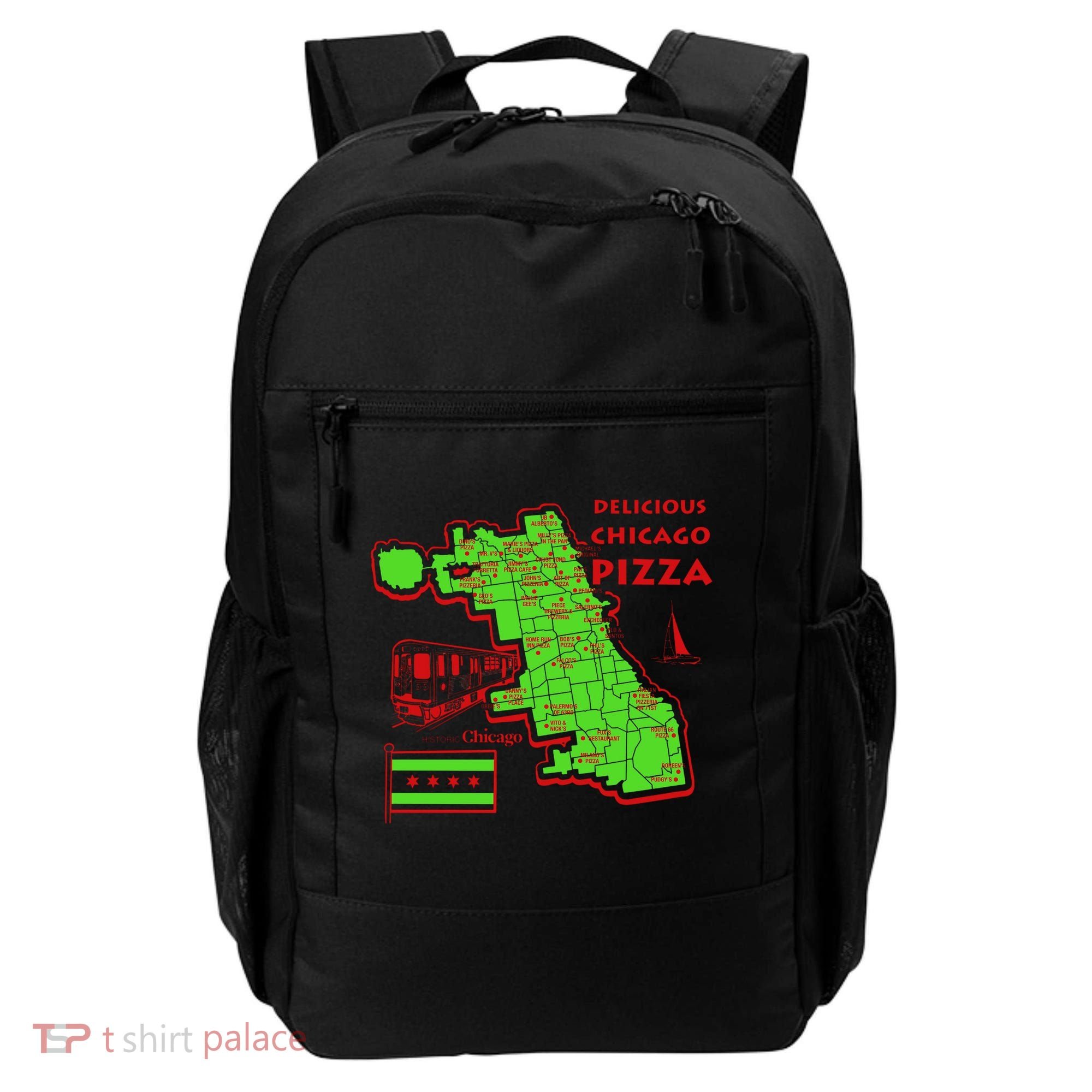 Delicious Chicago Pizza Backpack